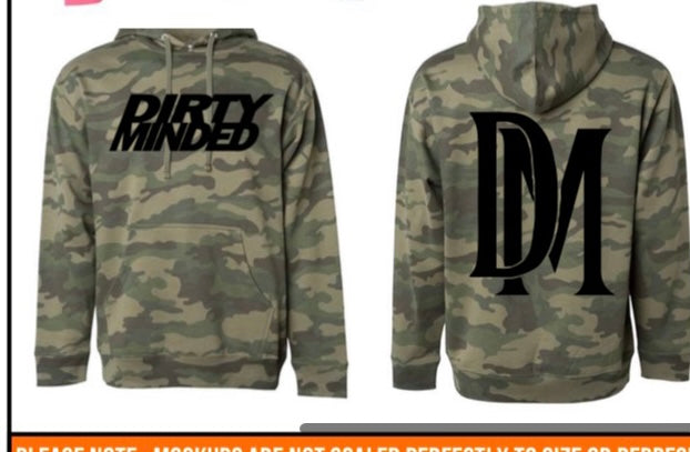 Dirty Minded Camo Hoodie